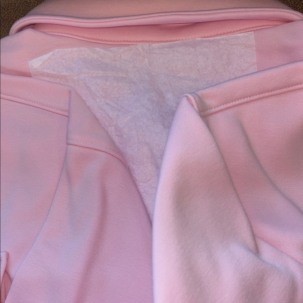 Fabletics Light Pink Casual Button Down Shirt NWT - image 10